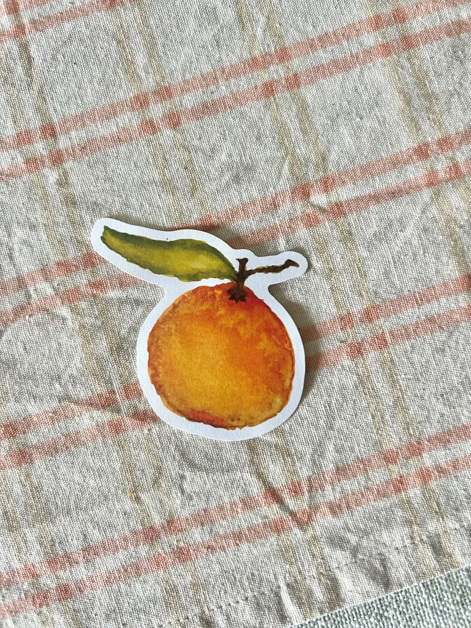 Orange Sticker