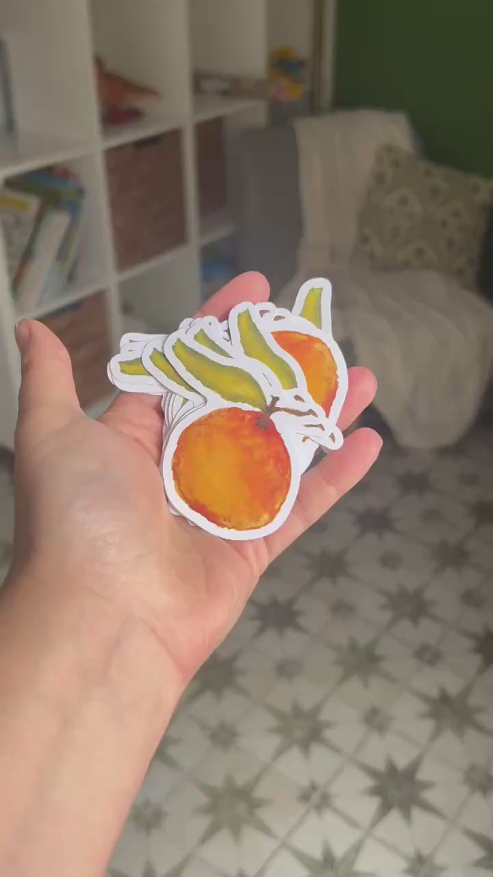 Orange Sticker